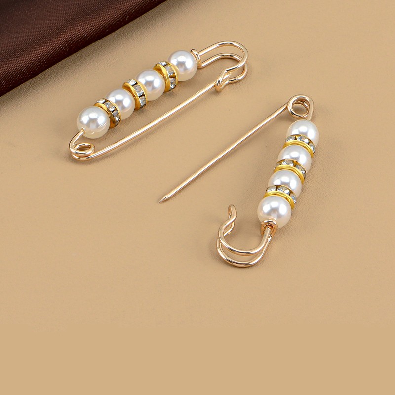 Faux Pearl Pants Waist Pin Trousers Waist Pin Brooch Pin Shirt Pin Various Types